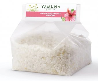 Sare de baie Yamuna cu musetel si hibiscus 1000 gr.