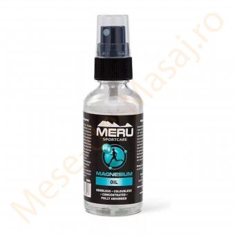 Ulei de masaj cu Magneziu contra crampelor Meru Sportcare 50 ml. 