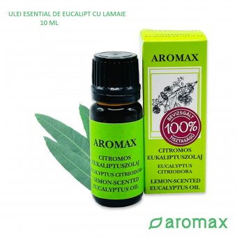 Ulei esential de eucalipt cu lamai Aromax 10 ml. 