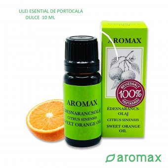 Ulei esential de portocala dulci Aromax 10 ml. 