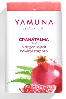 Yamuna sapun natural presat la rece cu rodie 110 gr. 