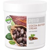 Crema de masaj cu unt de Cacao Petra 500 ml.