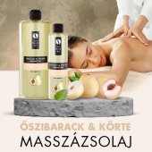 Ulei de masaj de argan Piersica SaraBeautySpa 1000 ml. 